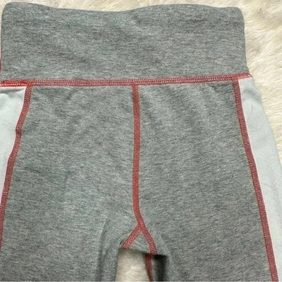 GAP Brushed Jersey Sweatpants  / Leggings Grey / White / Red Size Small - Picture 15 of 16